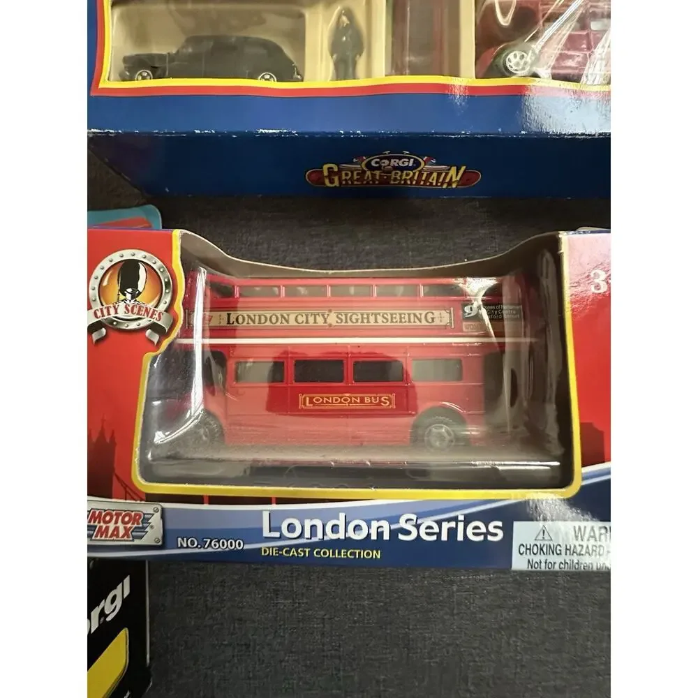 Vintage Diecast London Bus Car Collection Corgi Matchbox Oxford Revell Boxed